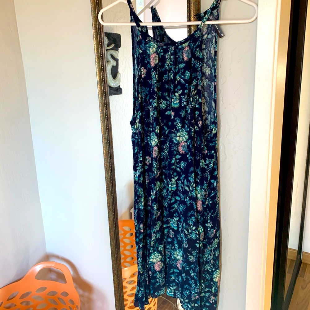 Halter Top Mini Floral Dress
